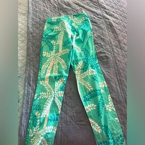 Vintage Lilly Pulitzer full length pants!  Palm trees!!!